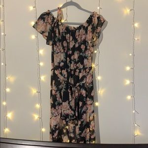 Cute romper with long train